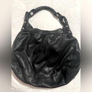 Lucky Brand Patti black leather hobo bag